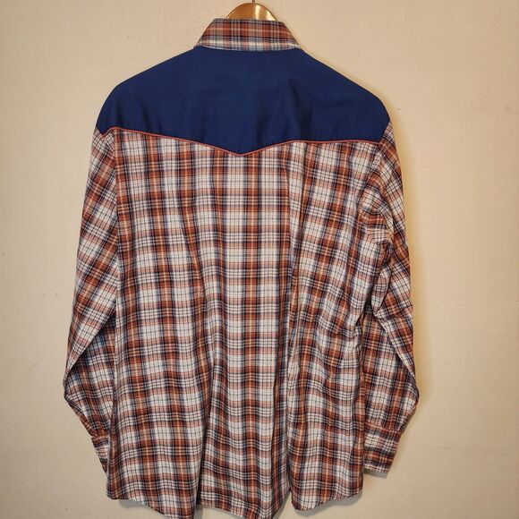 Vintage Kenny Rogers Western Pearl Snap Shirt Mens 17-35 XL USA Rodeo Country - Picture 7 of 12
